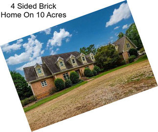 4 Sided Brick Home On 10 Acres