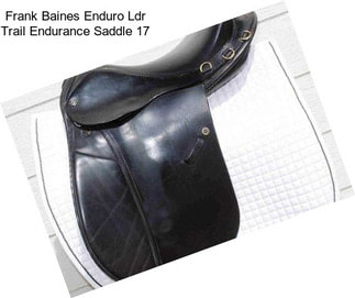 Frank Baines Enduro Ldr Trail Endurance Saddle 17\