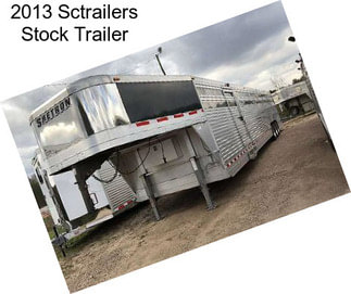 2013 Sctrailers Stock Trailer