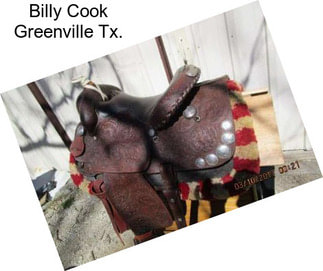 Billy Cook Greenville Tx.