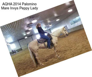 AQHA 2014 Palomino Mare Invys Peppy Lady