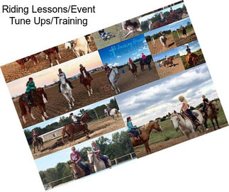 Riding Lessons/Event Tune Ups/Training