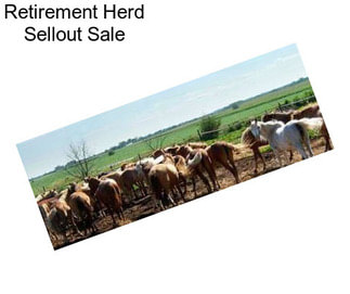 Retirement Herd Sellout Sale