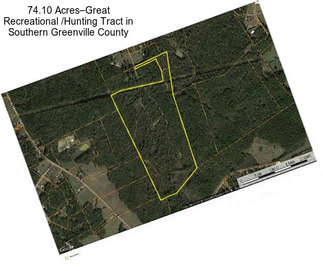 74.10 Acres–Great Recreational /Hunting Tract in Southern Greenville County