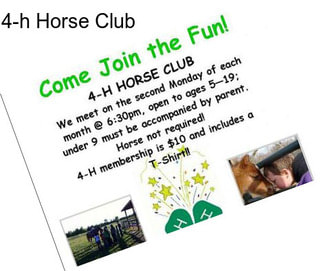 4-h Horse Club