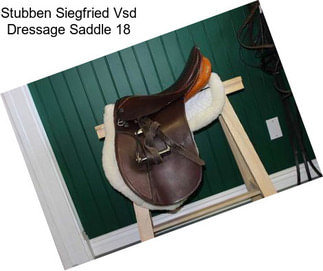 Stubben Siegfried Vsd Dressage Saddle 18