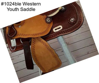 #1024ble Western Youth Saddle