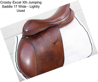 Crosby Excel Xlh Jumping Saddle 17\