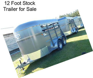 12 Foot Stock Trailer for Sale