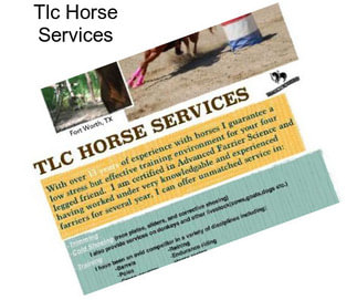 Tlc Horse Services