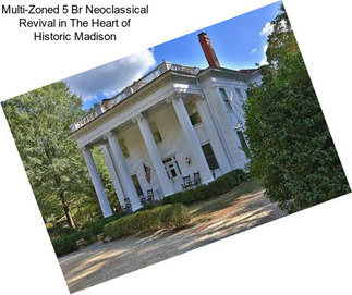 Multi-Zoned 5 Br Neoclassical Revival in The Heart of Historic Madison