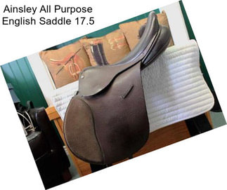 Ainsley All Purpose English Saddle 17.5\