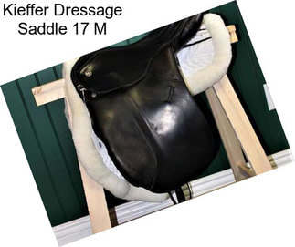 Kieffer Dressage Saddle 17\