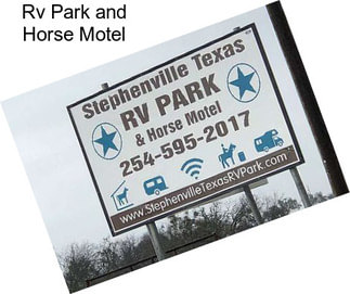 Rv Park and Horse Motel