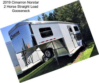 2019 Cimarron Norstar 2 Horse Straight Load Gooseneck