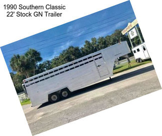 1990 Southern Classic 22\' Stock GN Trailer