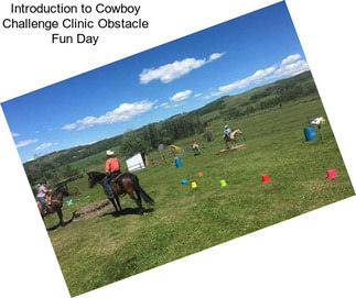 Introduction to Cowboy Challenge Clinic Obstacle Fun Day