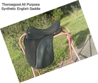 Thorowgood All Purpose Synthetic English Saddle