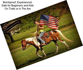 Bombproof, Experienced, Safe for Beginners and Kids On Trails or in The Are