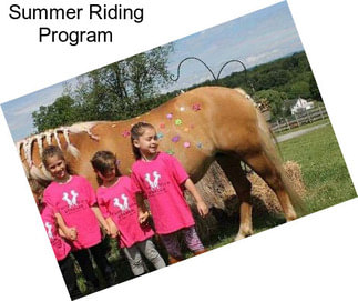 Summer Riding Program