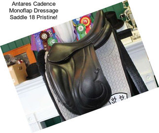 Antares Cadence Monoflap Dressage Saddle 18\