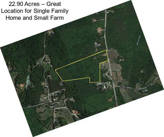 22.90 Acres – Great Location for Single Family Home and Small Farm