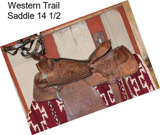Western Trail Saddle 14 1/2\