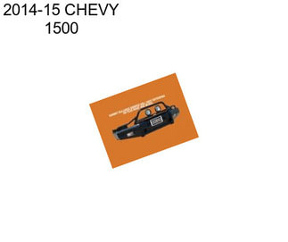 2014-15 CHEVY 1500