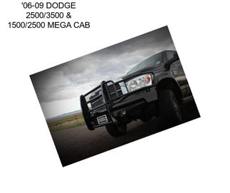 \'06-09 DODGE 2500/3500 & 1500/2500 MEGA CAB