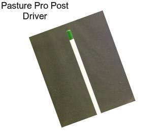 Pasture Pro Post Driver