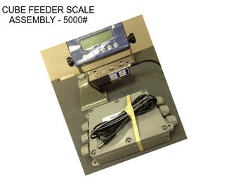 CUBE FEEDER SCALE ASSEMBLY - 5000#