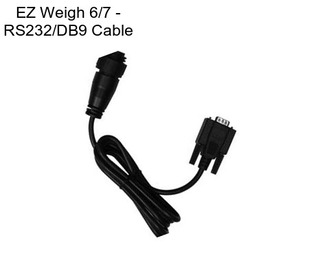 EZ Weigh 6/7 - RS232/DB9 Cable