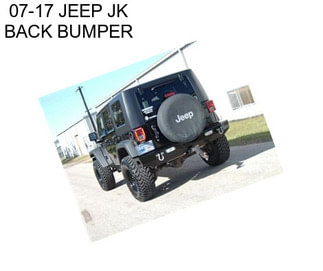 07-17 JEEP JK BACK BUMPER