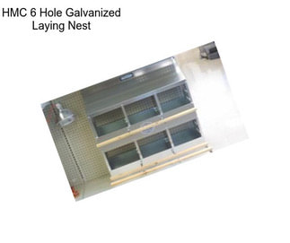 HMC 6 Hole Galvanized Laying Nest