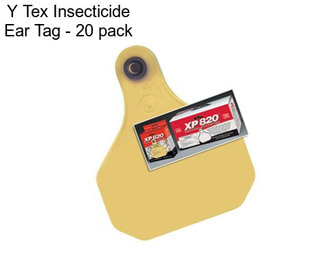 Y Tex Insecticide Ear Tag - 20 pack