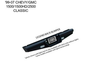 \'99-07 CHEVY/GMC 1500/1500HD/2500 CLASSIC