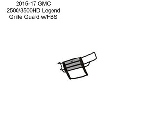 2015-17 GMC 2500/3500HD Legend Grille Guard w/FBS