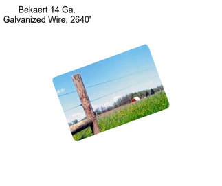 Bekaert 14 Ga. Galvanized Wire, 2640\'