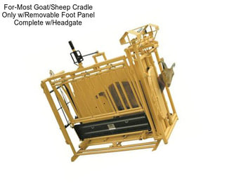 For-Most Goat/Sheep Cradle Only w/Removable Foot Panel Complete w/Headgate