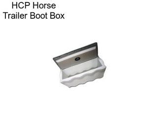 HCP Horse Trailer Boot Box