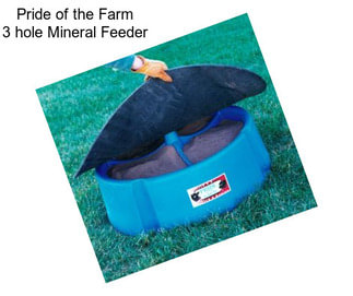 Pride of the Farm 3 hole Mineral Feeder