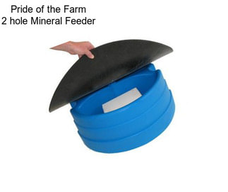 Pride of the Farm 2 hole Mineral Feeder