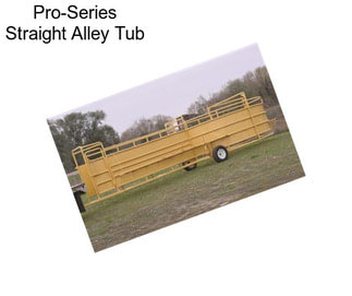 Pro-Series Straight Alley Tub