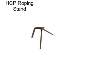 HCP Roping Stand