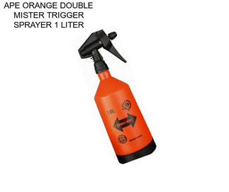 APE ORANGE DOUBLE MISTER TRIGGER SPRAYER 1 LITER