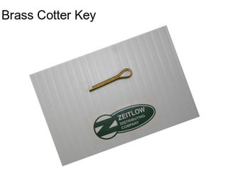 Brass Cotter Key