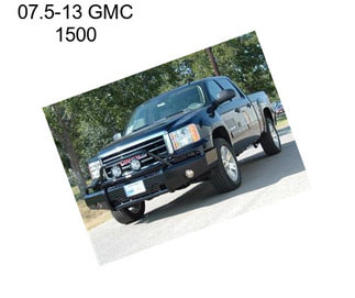 07.5-13 GMC 1500