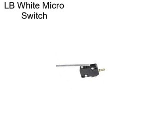 LB White Micro Switch