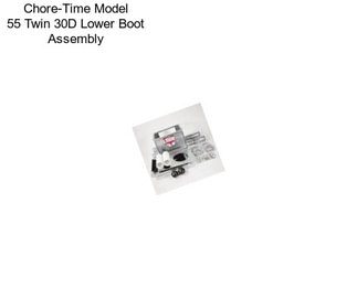 Chore-Time Model 55 Twin 30D Lower Boot Assembly