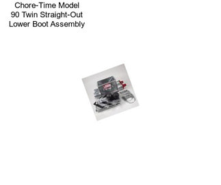 Chore-Time Model 90 Twin Straight-Out Lower Boot Assembly